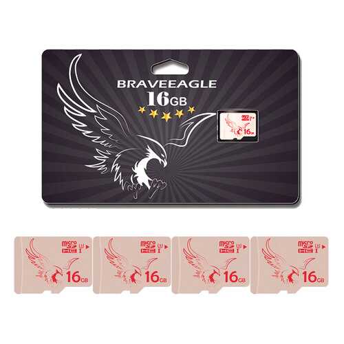 Карта памяти Braveeagle Class 10 microSDHC U3 16ГБ 5 шт в Йота