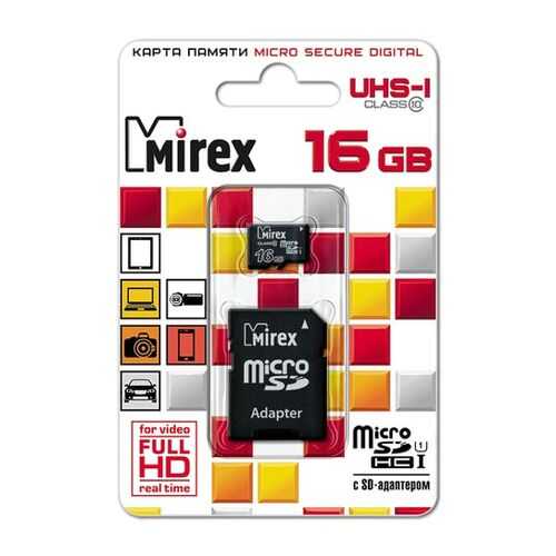 Карта памяти Micro SDHC MIREX 16GB в Йота