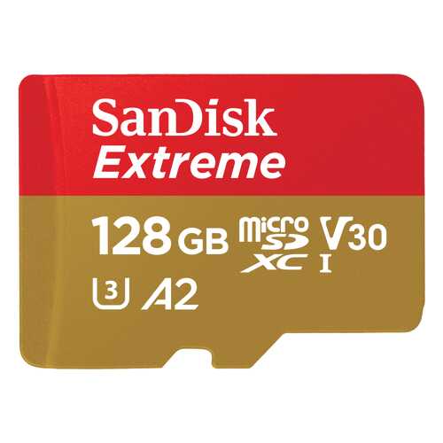 Карта памяти SanDisk Micro SDXC Extreme SDSQXA1-128G-GN6MA 128GB в Йота