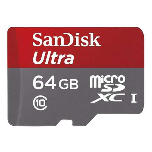 Карта памяти SanDisk Micro SDXC Ultra UHS-I 64GB в Йота