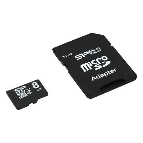 Карта памяти Silicon Power Micro SDHC SP008GBSTH010V10-SP 8GB в Йота