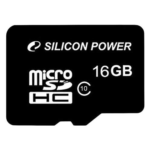 Карта памяти Silicon Power Micro SDHC SP016GBSTH010V10 16GB в Йота