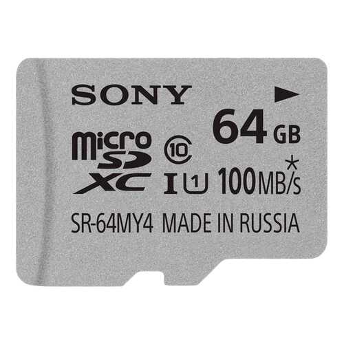 Карта памяти Sony Micro SDHC UHS-I SR-64MY4A 64GB в Йота