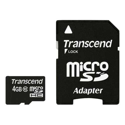 Карта памяти Transcend Micro SDHC Premium TS4GUSDHC10 4GB в Йота