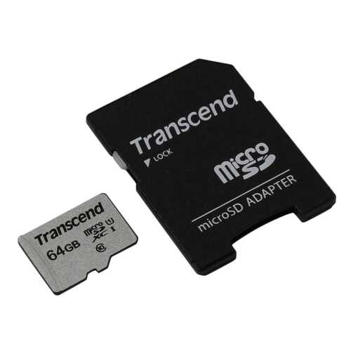 Карта памяти Transcend Micro SDHC TS64GUSD300S-A 64GB в Йота