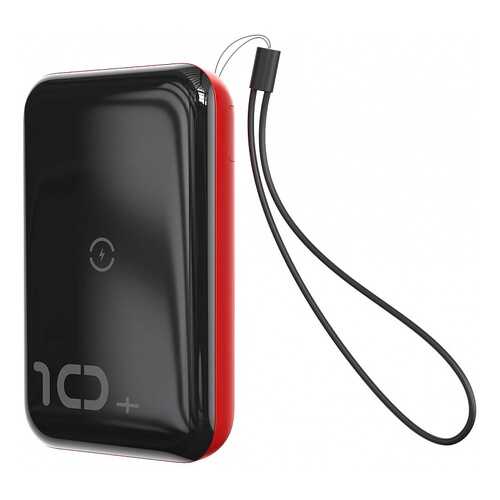 Внешний аккумулятор Baseus Mini S Bracket 10W Wireless Charger 10000mAh Black/Red в Йота