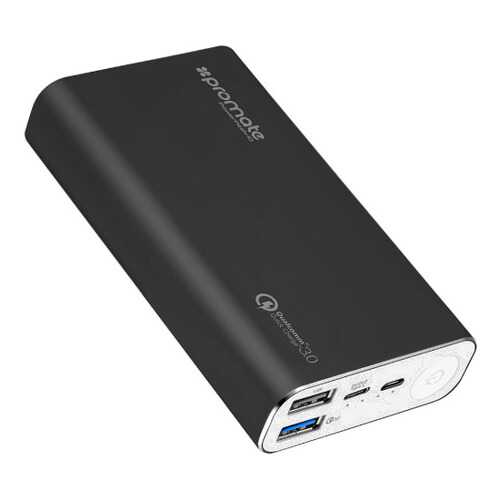 Внешний аккумулятор Promate PowerPeak-10 10000mAh Qualcomm QC3,0 Black в Йота