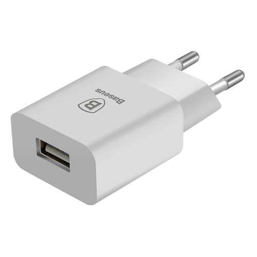 Сетевое зарядное устройство Baseus Letour Charger 1 USB 2,1A White в Йота
