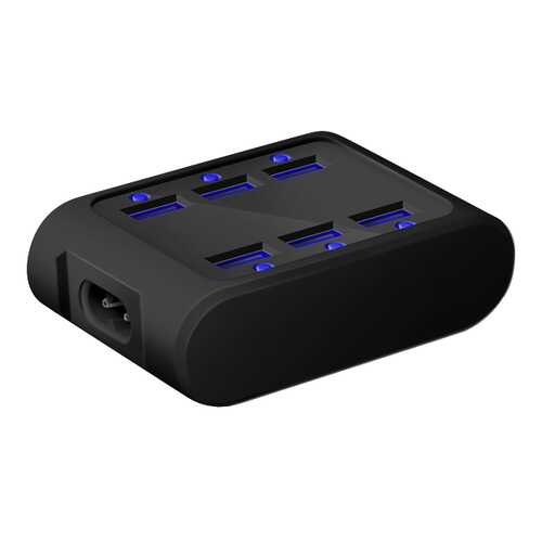 Сетевое зарядное устройство iconBIT FTB SIX FT-0006C 6 USB 4,2A Black в Йота