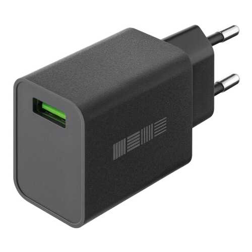 Сетевое зарядное устройство InterStep New RT:1*USB(18W) 2.4A QuickCharge3.0, Black в Йота