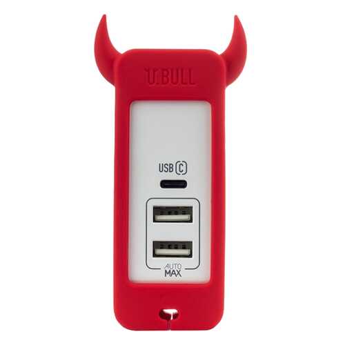 Сетевое зарядное устройство MoMax U.Bull 3 USB 5,4A Red в Йота