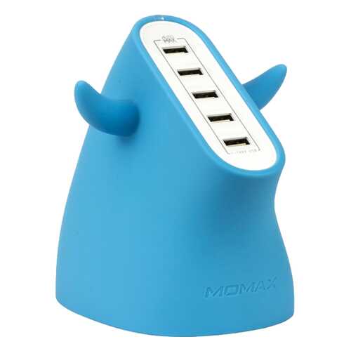 Сетевое зарядное устройство MoMax U.Bull 5 USB 8A Blue в Йота