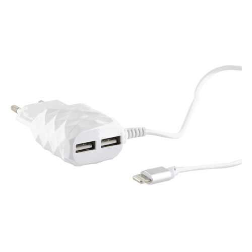 Сетевое зарядное устройство Red Line 2 USB+8pin для Apple , 2.1A, White в Йота