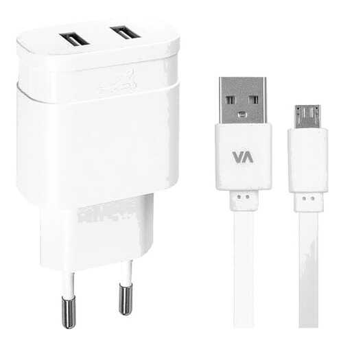 Сетевое зарядное устройство RivaCase Rivapower 2 USB 2,4A White в Йота