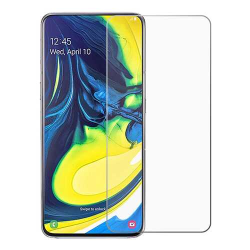 Стекло защитное Samsung Galaxy A80 / Самсунг А80 без рамки, сглаженные края, ASAHI GLASS в Йота
