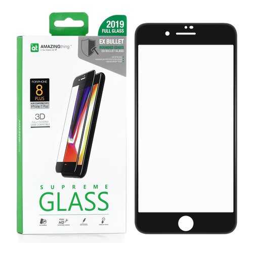 Защитное стекло AMAZINGthing SupremeGlass Extra Hard 3D Black для Apple iPhone 7 Plus в Йота