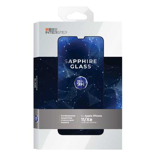 Защитное стекло для смартфона InterStep для iPhone 11/Xr, сапфировое, Black в Йота