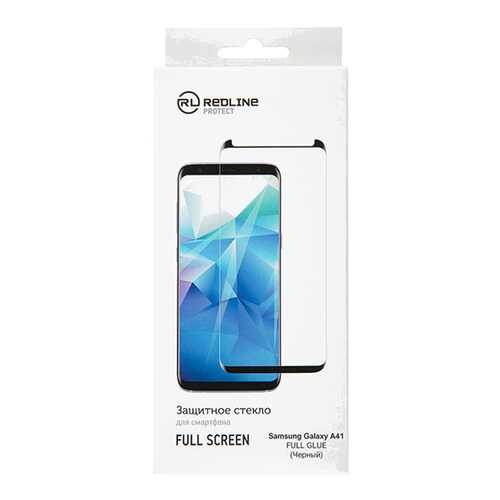 Защитное стекло для смартфона Red Line для Samsung Galaxy A41, FullScreen TG FG Black в Йота