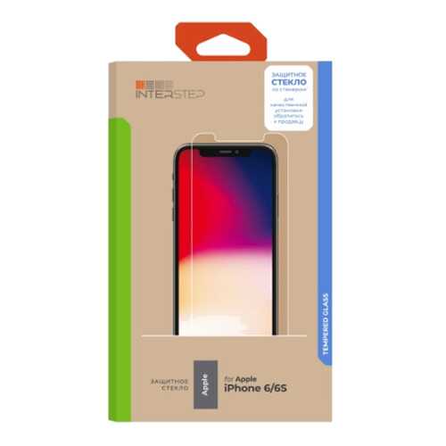Защитное стекло InterStep для Apple iPhone 6/iPhone 6S (IS-TG-IPHONE6SU-UA3B202) в Йота