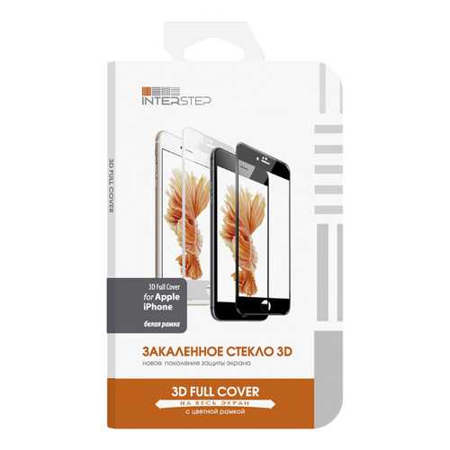 Защитное стекло InterStep для Apple iPhone 7 Plus/iPhone 8 Plus White в Йота