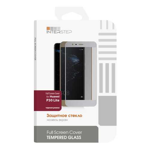 Защитное стекло InterStep для Huawei P30 Lite Black в Йота