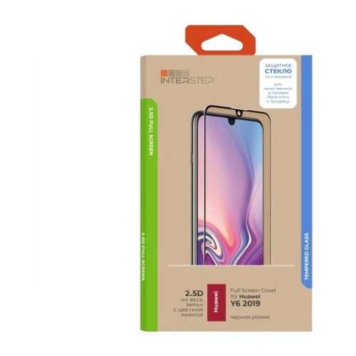 Защитное стекло InterStep для Huawei Y6 (2019) Black в Йота