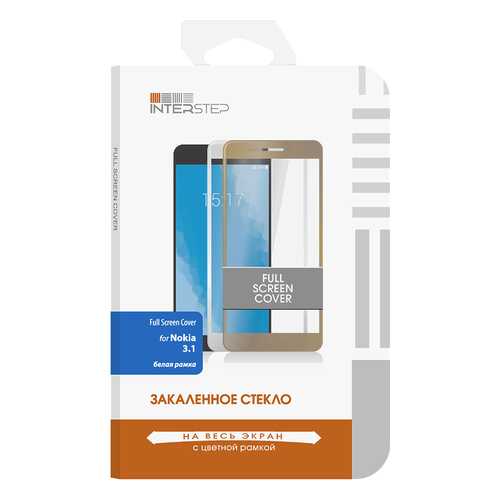 Защитное стекло InterStep для Nokia 3.1 (2018) White в Йота