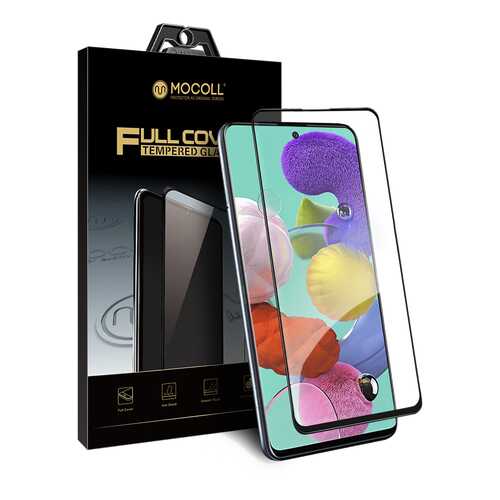 Защитное стекло MOCOLL 2.5D для Samsung S10 lite / Note10 lite Черное (серия Storm) в Йота