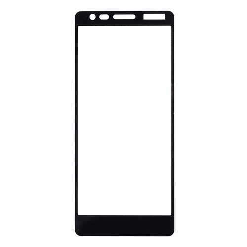 Защитное стекло на весь экран полноклеевое для Nokia 3.1 черное в Йота
