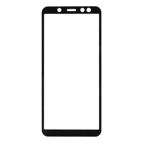 Защитное стекло на весь экран полноклеевое для Samsung Galaxy A6 (2018) черное в Йота