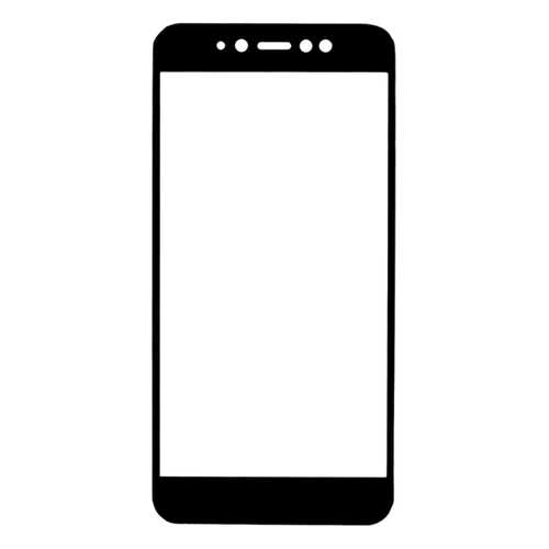 Защитное стекло на весь экран полноклеевое для Xiaomi Redmi Note 5A Prime 32 Gb черное в Йота