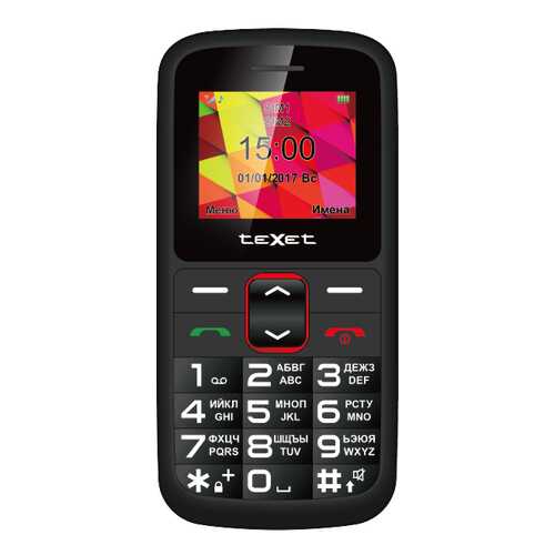 Мобильный телефон teXet TM-B217 Black/Red в Йота