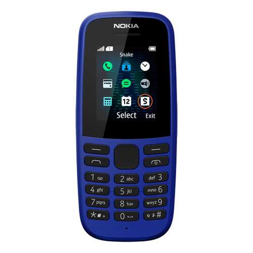 Мобильный телефон Nokia 105SS (ТА-1203) Blue в Йота