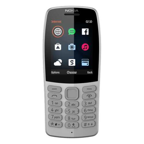 Мобильный телефон Nokia 210 Dual Sim Grey в Йота