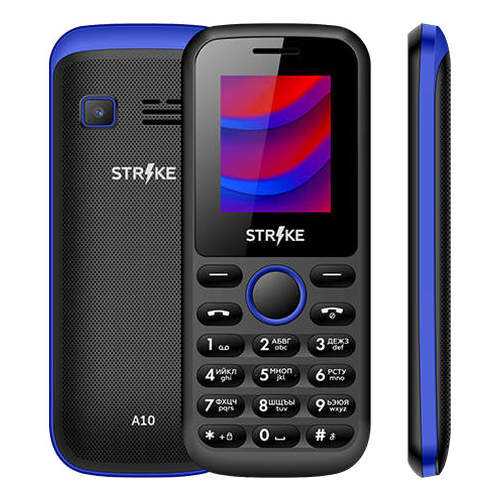 Мобильный телефон STRIKE A10 Black/Blue в Йота